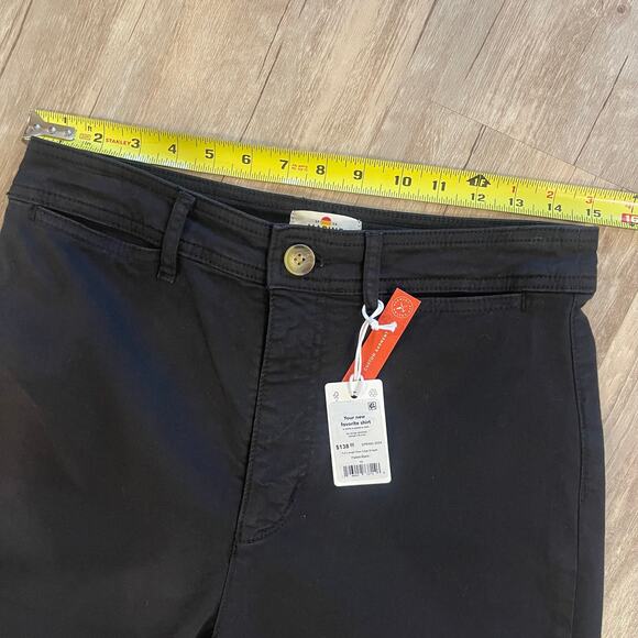 NWT Marine Layer Women’s Raw Edge Bridget Back Pocket Pants Faded Black Size 10 - Picture 9 of 10